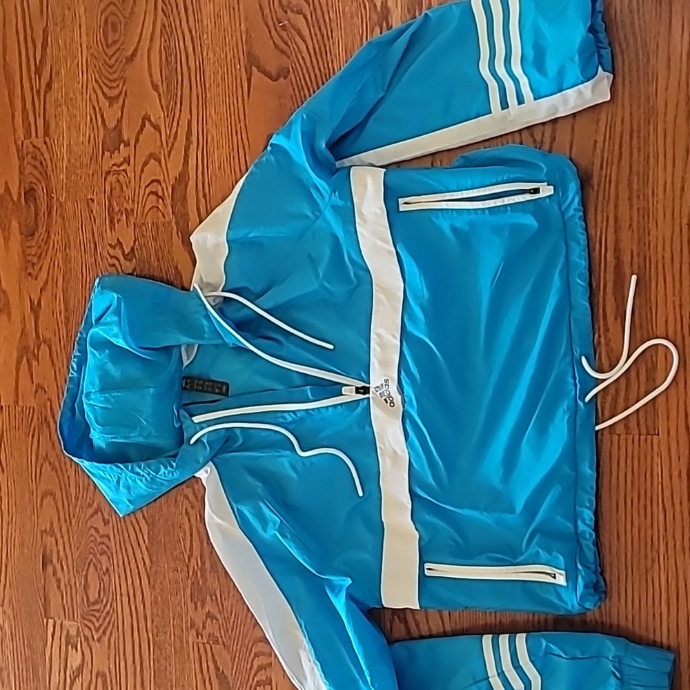Adidas cropped poncho
